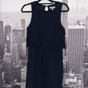 SALE! Monteau Navy Blue Laced Wedding Dress